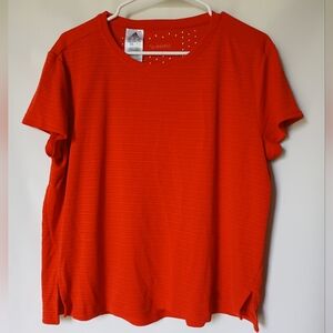 Adida's Womens Climachill Top Size XL Color Orange Red